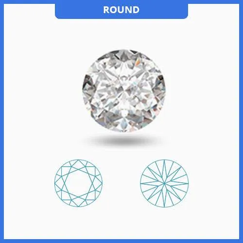 0.25CT K-L/SI3-I1 Round Cut Diamond MDL#D9000-16