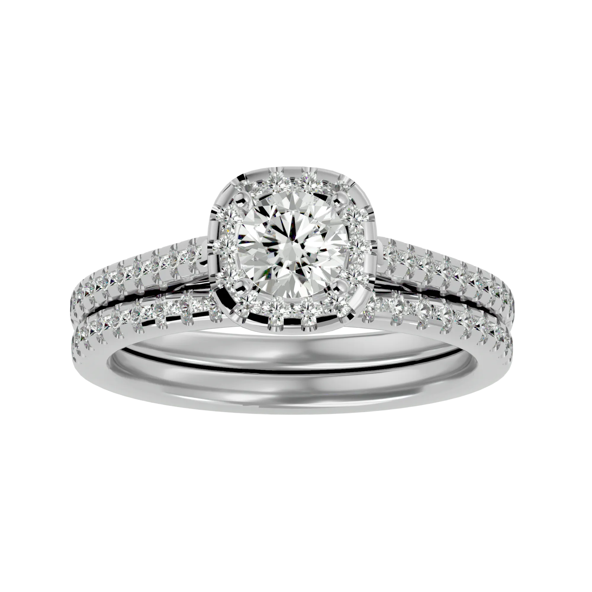 1 1/4 ctw Round Lab Grown Diamond Bridal Ring