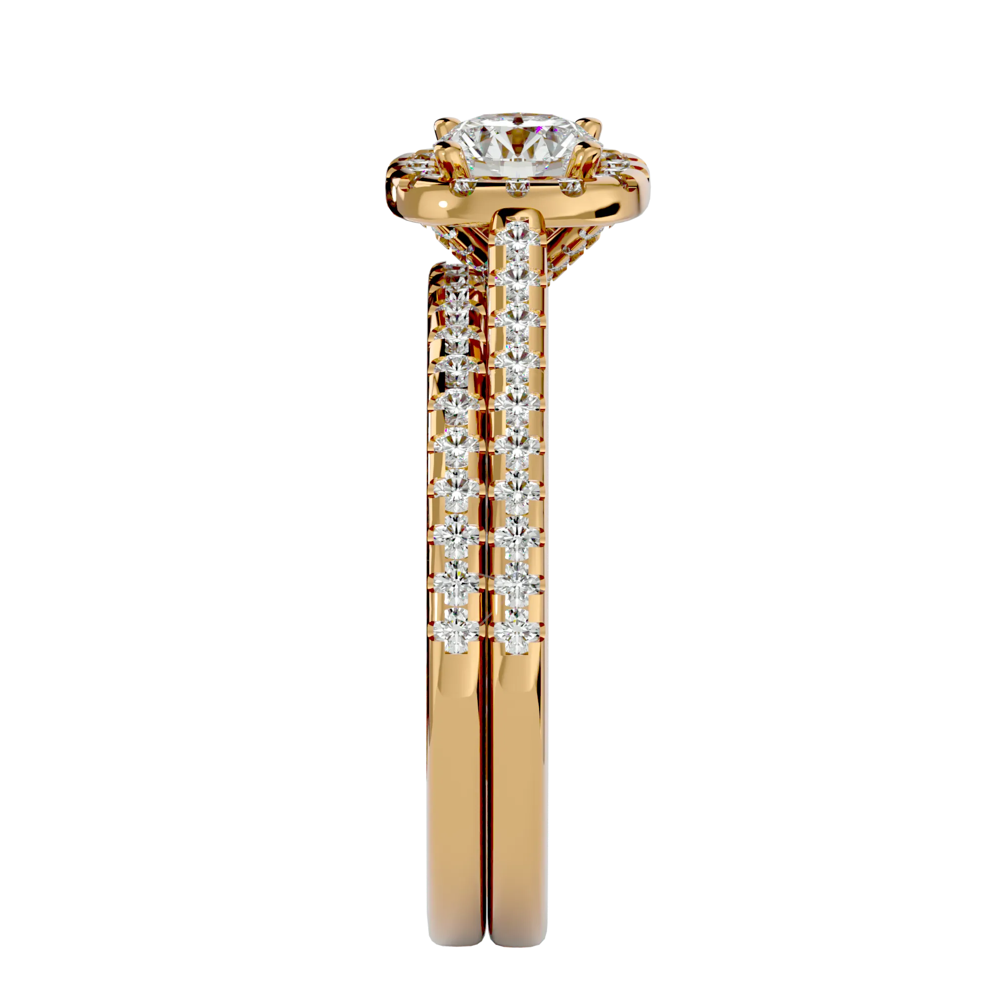 1 1/4 ctw Round Lab Grown Diamond Bridal Ring