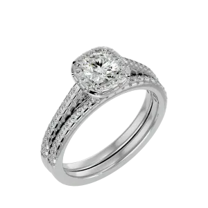 1 1/4 ctw Round Lab Grown Diamond Bridal Ring