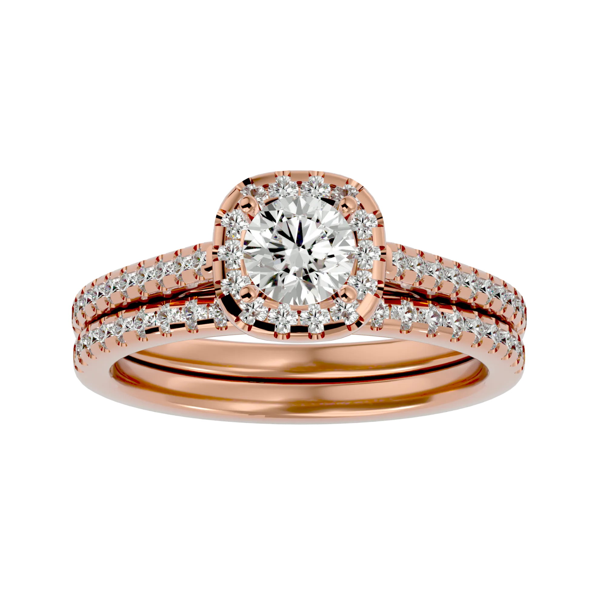 1 1/4 ctw Round Lab Grown Diamond Bridal Ring