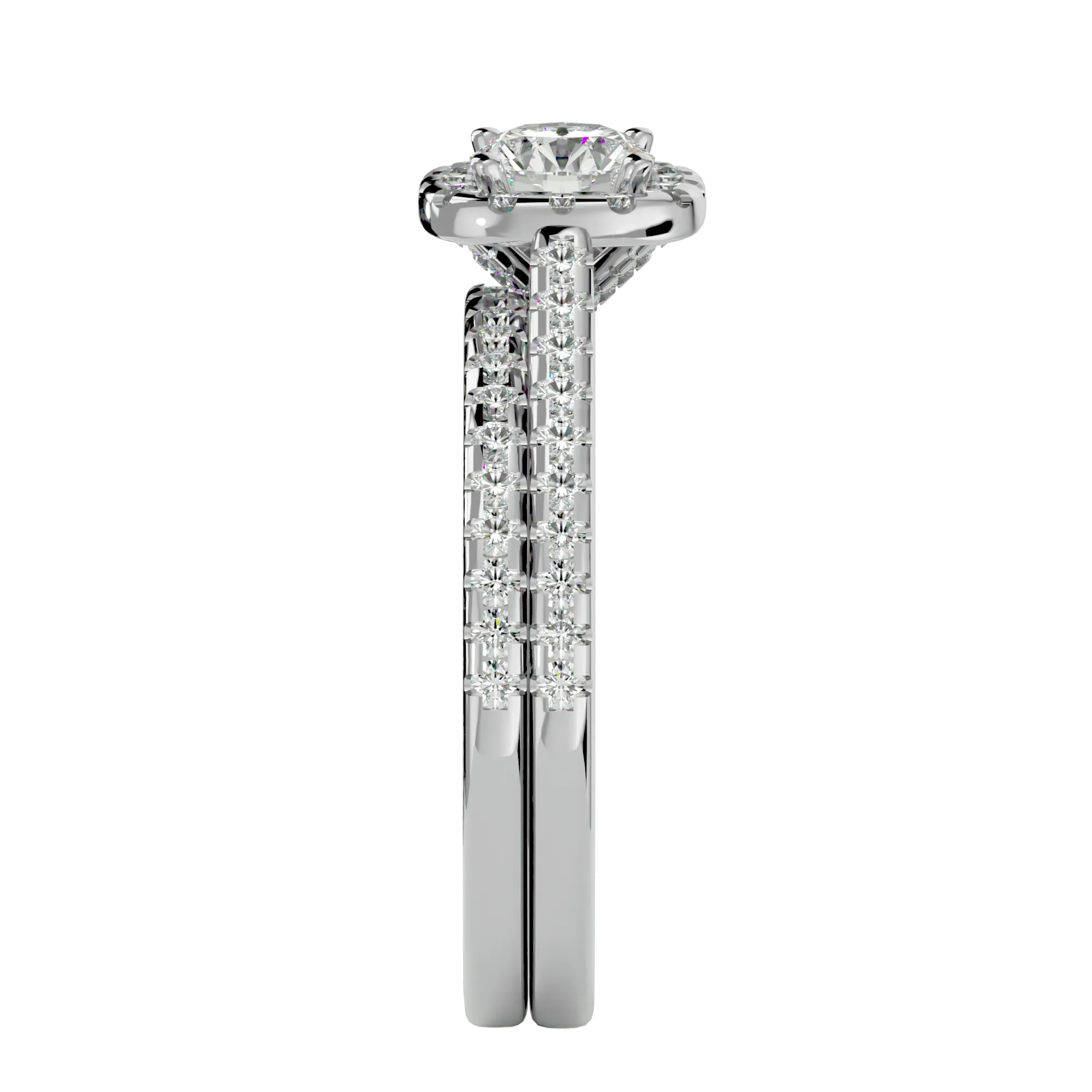 1 1/4 ctw Round Lab Grown Diamond Bridal Ring