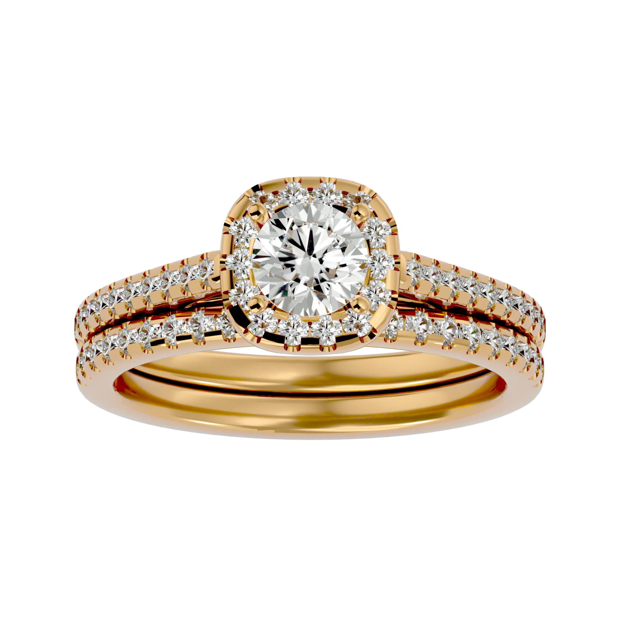 1 1/4 ctw Round Lab Grown Diamond Bridal Ring