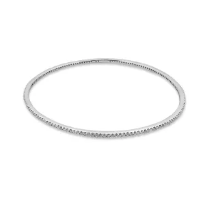 1.35ctw Diamond Bangle Bracelet in 14k White Gold