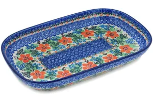 13" Platter - Brilliant Pansy