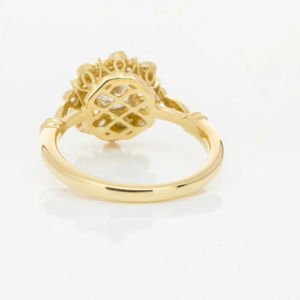18ct Yellow Gold .50ct Diamond Mayfair Ring