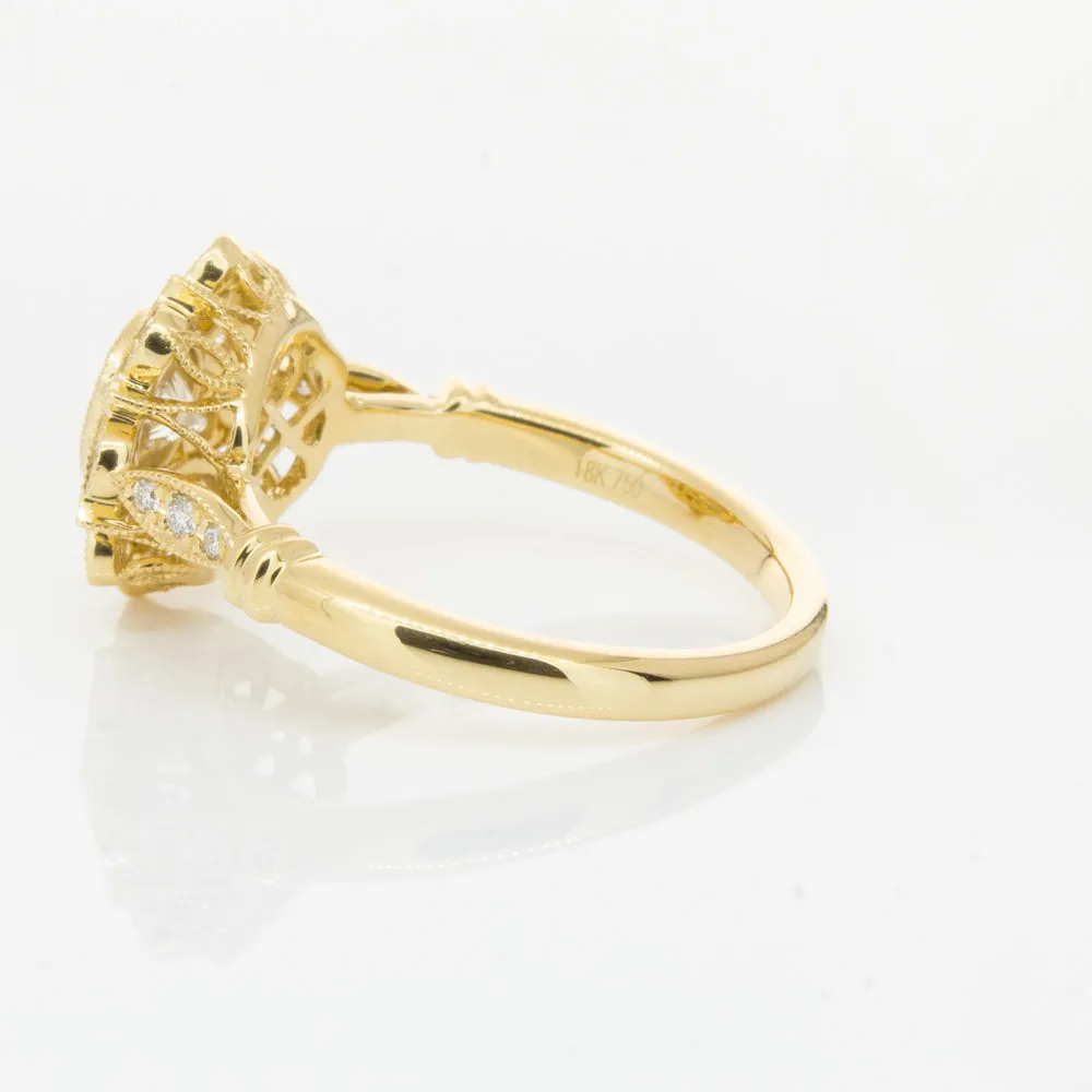 18ct Yellow Gold .50ct Diamond Mayfair Ring