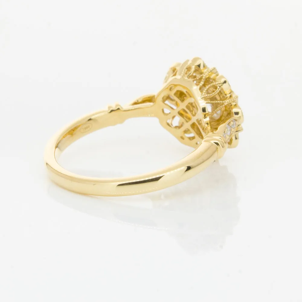 18ct Yellow Gold .50ct Diamond Mayfair Ring