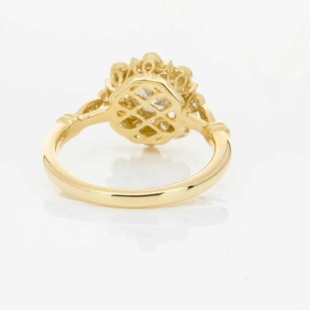 18ct Yellow Gold .50ct Diamond Mayfair Ring