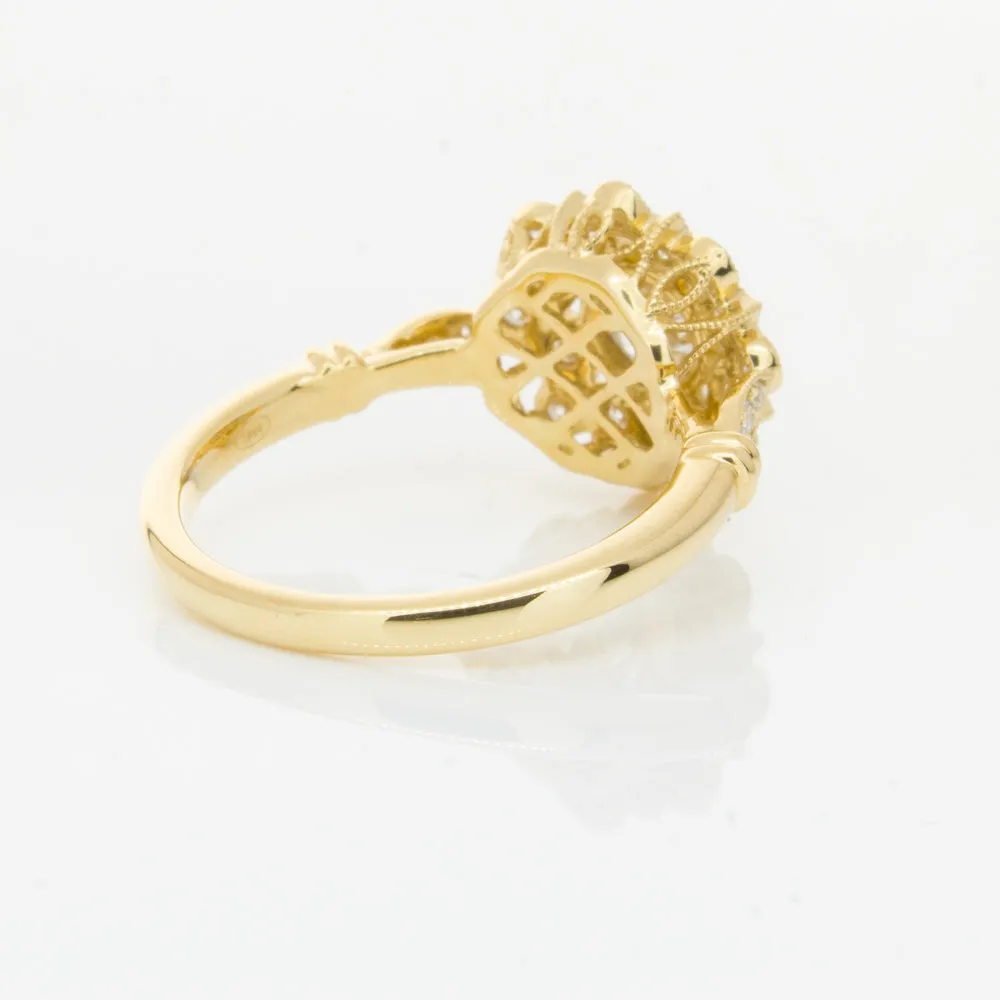18ct Yellow Gold .50ct Diamond Mayfair Ring
