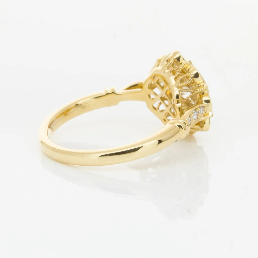 18ct Yellow Gold .50ct Diamond Mayfair Ring