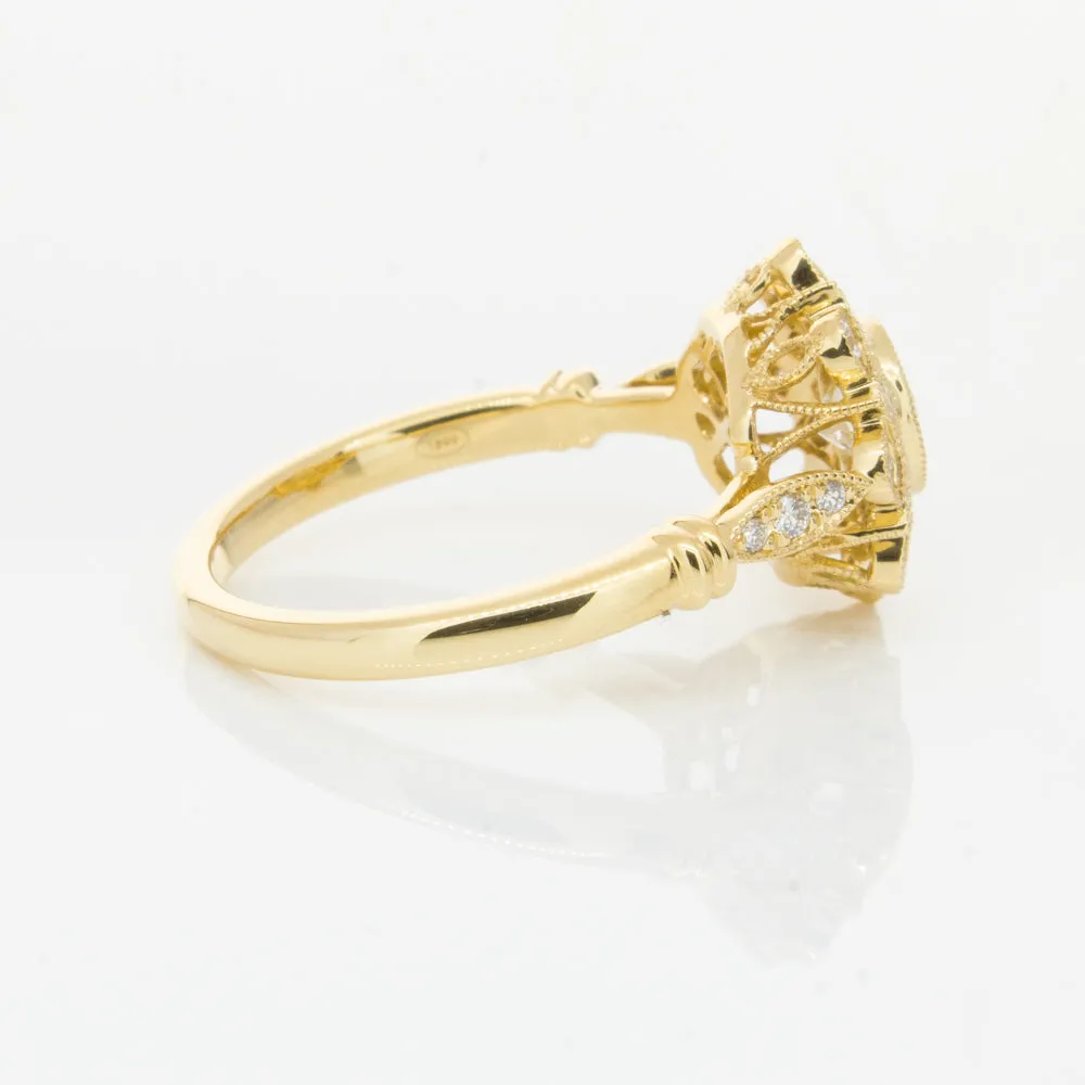 18ct Yellow Gold .50ct Diamond Mayfair Ring