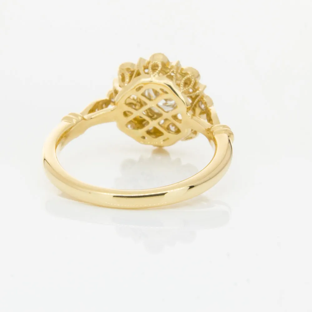 18ct Yellow Gold .50ct Diamond Mayfair Ring