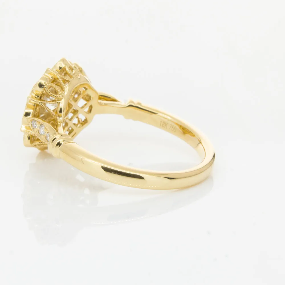 18ct Yellow Gold .50ct Diamond Mayfair Ring