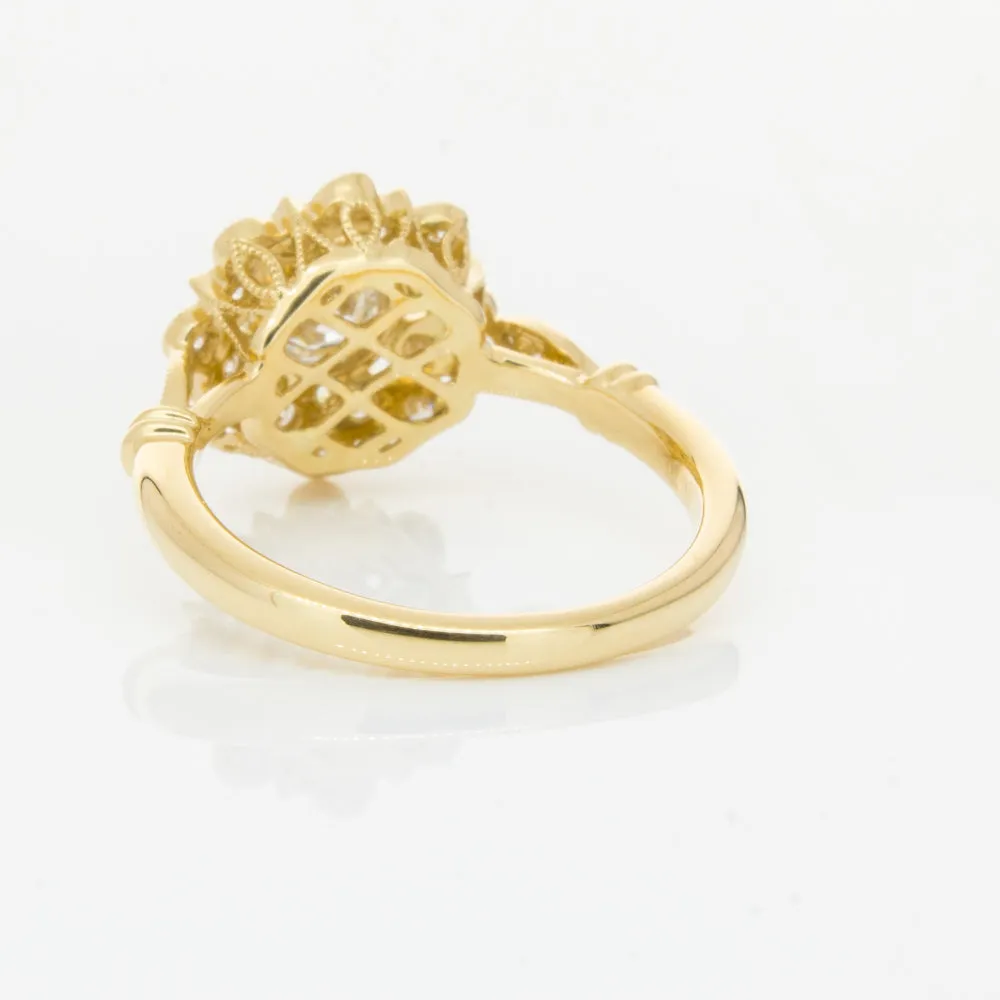 18ct Yellow Gold .50ct Diamond Mayfair Ring