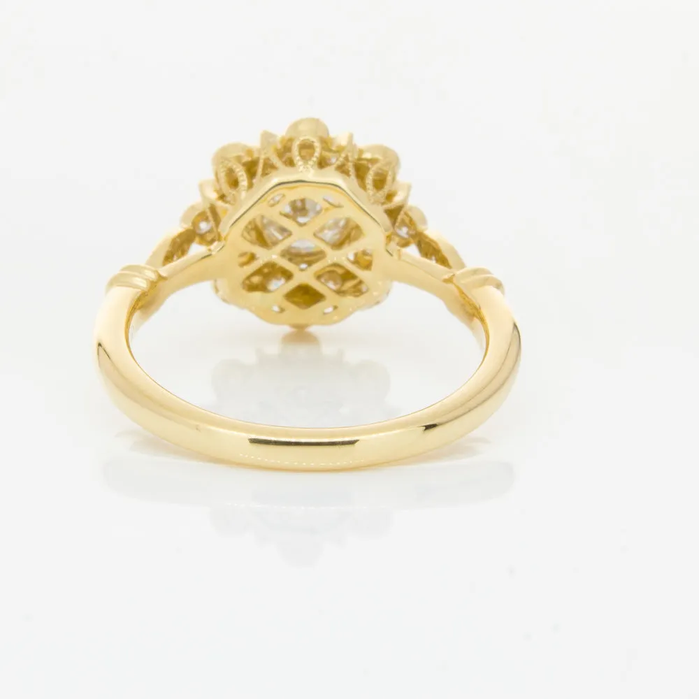 18ct Yellow Gold .50ct Diamond Mayfair Ring