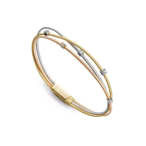 18K Goa Three Strand Bracelet - BG617 B 3C