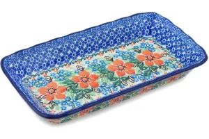9" Platter - Brilliant Pansy