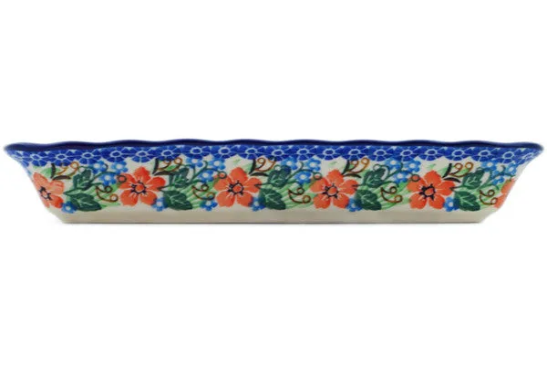 9" Platter - Brilliant Pansy