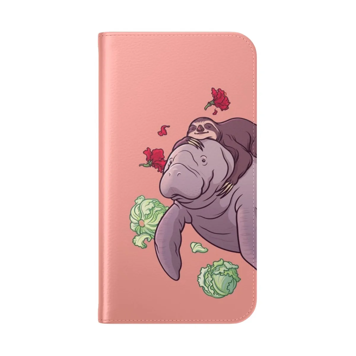 Adorable Animal-Themed Flip Phone Case