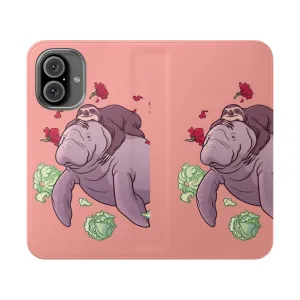 Adorable Animal-Themed Flip Phone Case