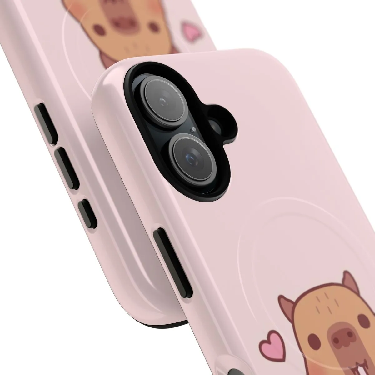 Adorable Capybara Bubble Tea Magnetic Tough Phone Case