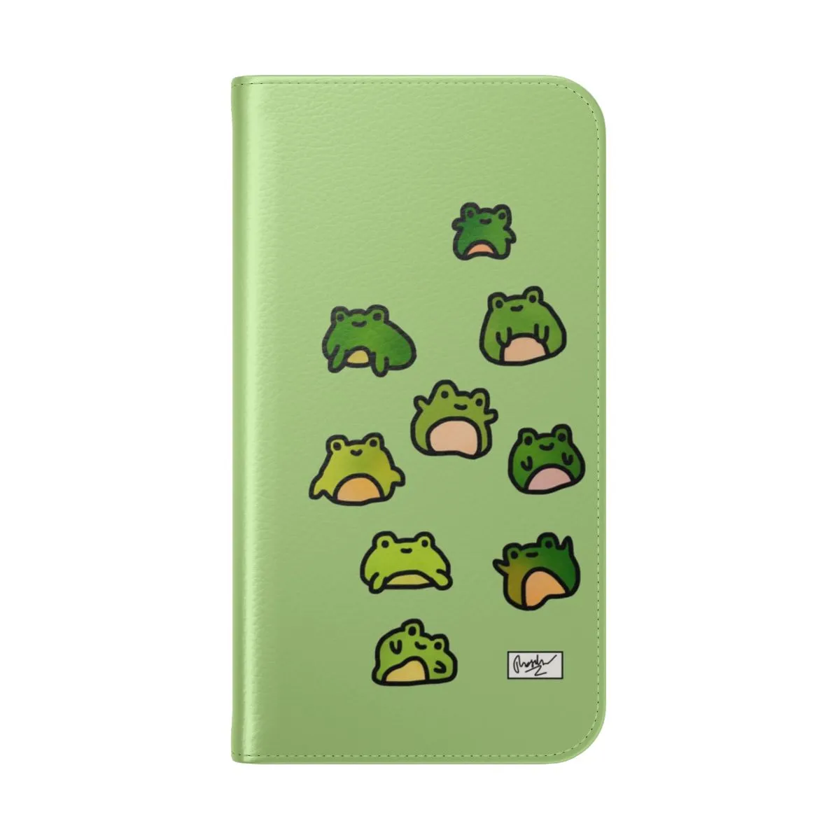 Adorable Frog Doodle Phone Case - Whimsical Amphibian Art