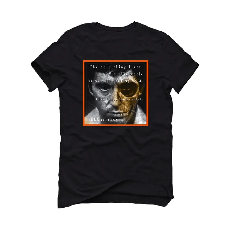 Air Jordan 12 Brilliant Orange - Black T-Shirt (ONLY THING I GOT)