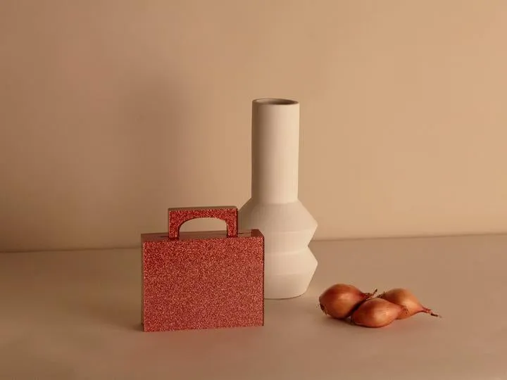 Alexa Bag in Glitter Pink
