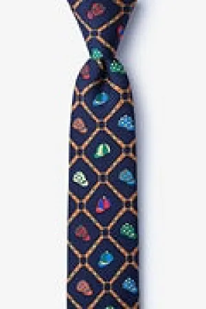 Alynn Men's Silk Tie -Bits and Caps AL600903