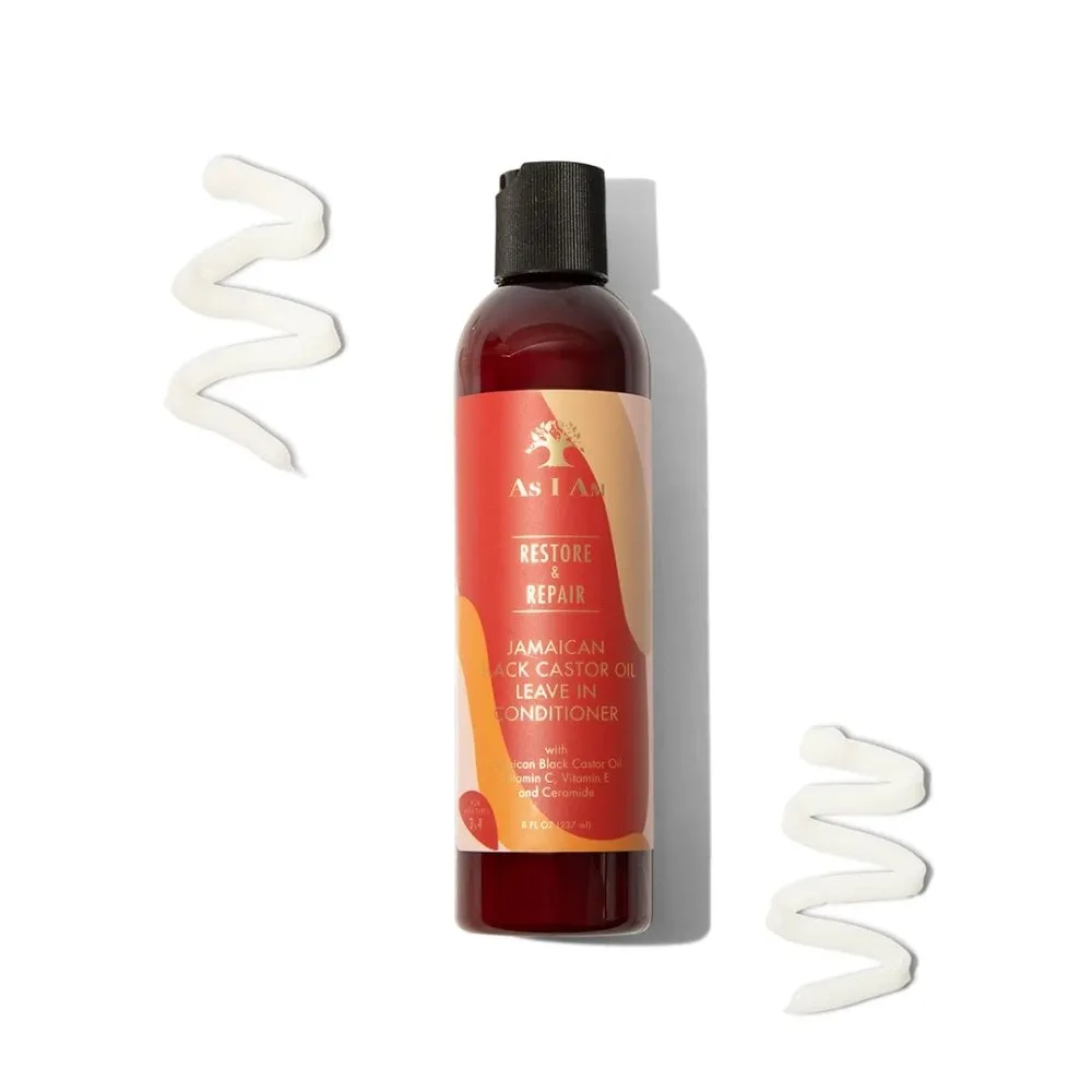 As I Am Restore & Repair Jamaican Black Castor Oil Leave-In Conditioner 237ml