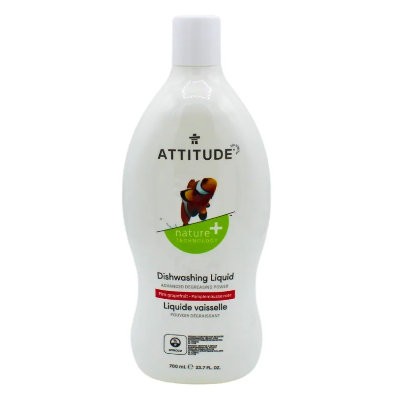 Attitude Pink Grapefruit Dishwashing Liquid 23.7oz