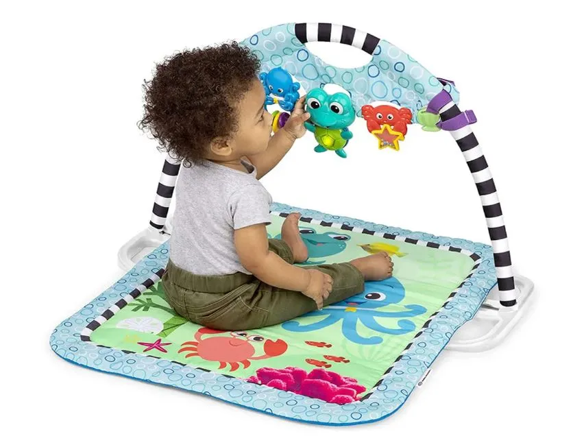 BABY EINSTEIN NEPTUNES DISCOVERY REEF PLAY GYM & TAKE-ALONG TOY BAR