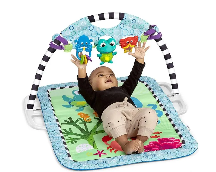 BABY EINSTEIN NEPTUNES DISCOVERY REEF PLAY GYM & TAKE-ALONG TOY BAR