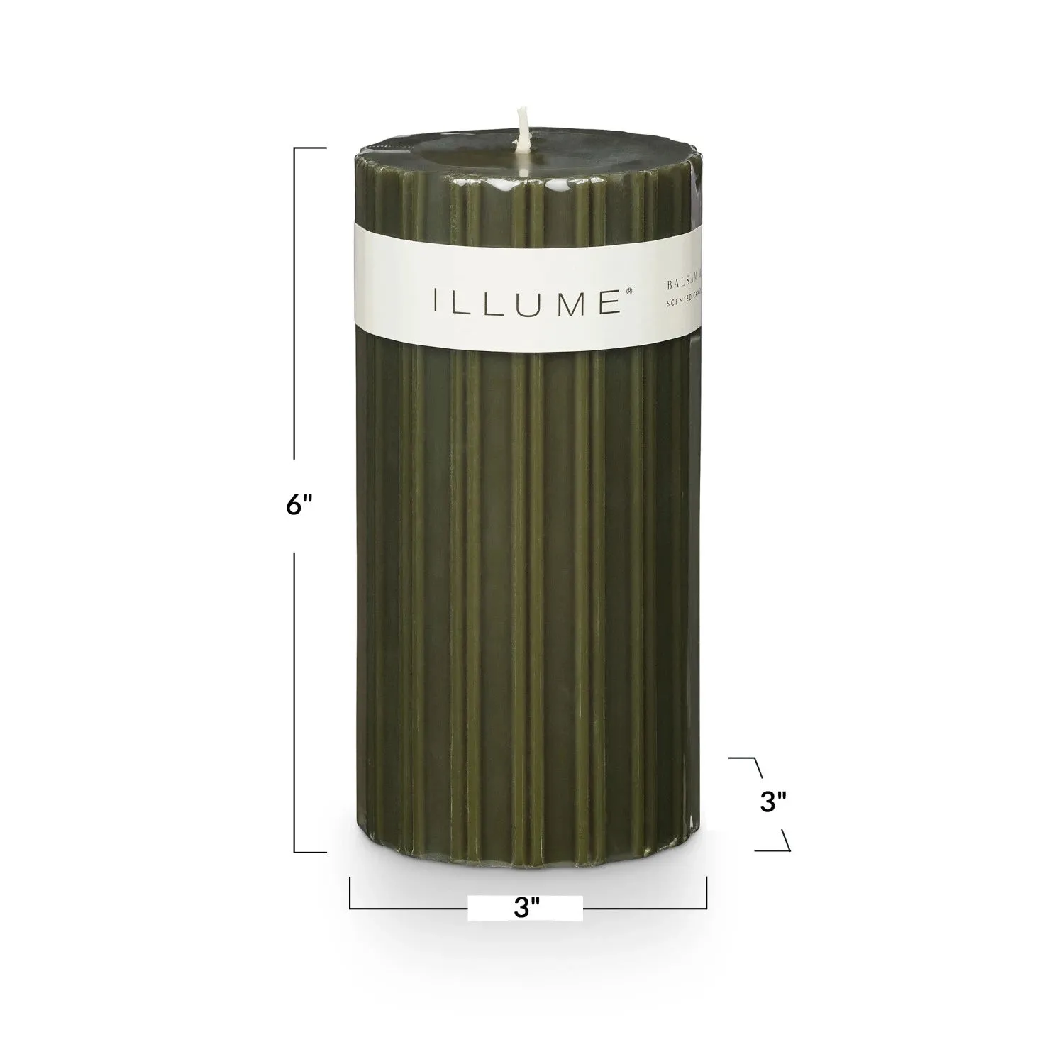 Balsam & Cedar Pillar Candle