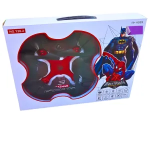 Batman & Spider-Man Quadcopter Drone – Superhero-Themed Remote Control Drone with HD Camera for Ages 14 