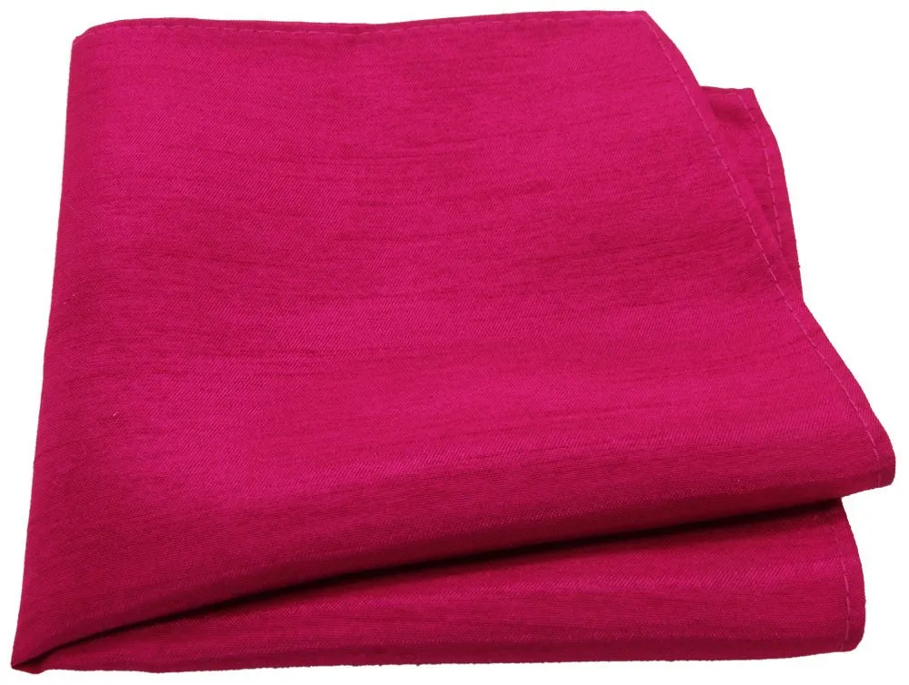 Begonia Shantung Pocket Square