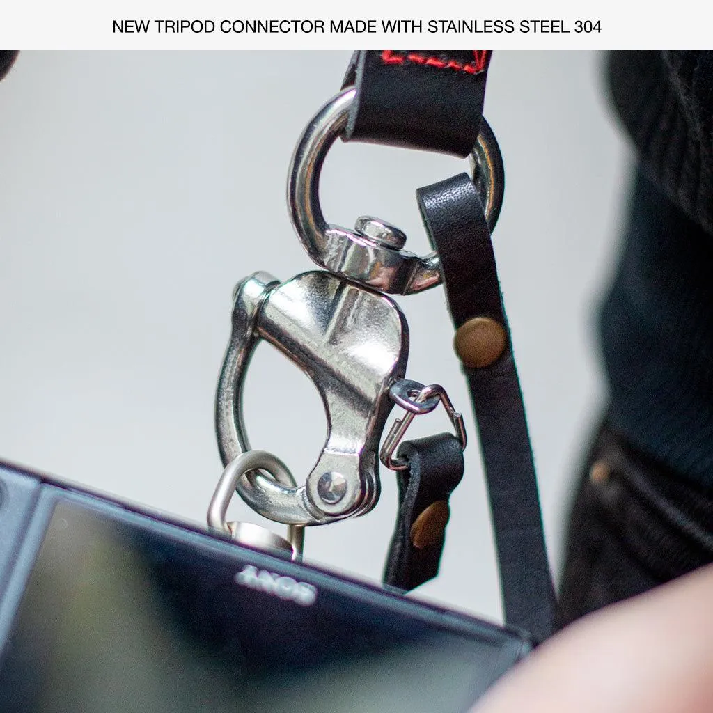 Berlin #603 - Tanned sling leather camera strap
