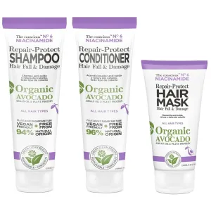 Biovene The Conscious No. 6 Niacinamide Repair-Protect Shampoo 225ml, Conditioner 225ml & Mask 150ml Trio
