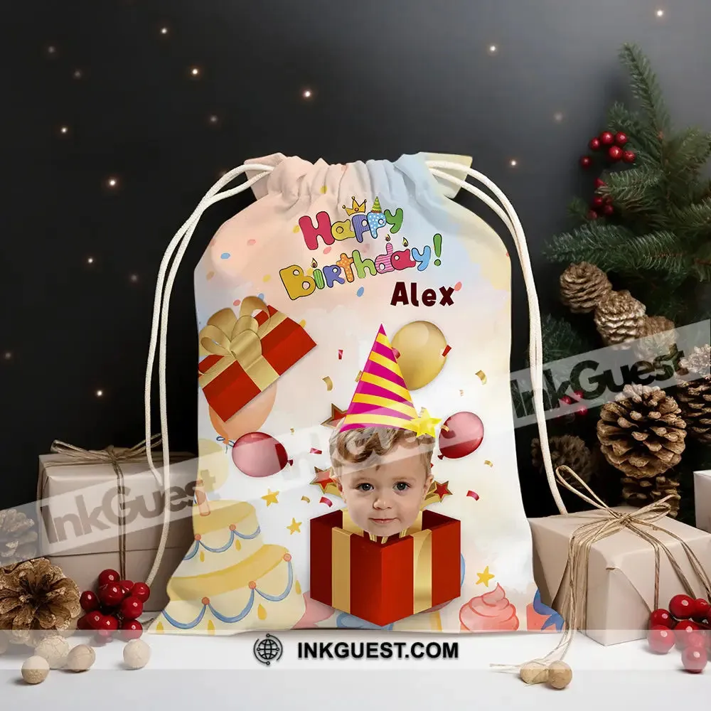 Birthday Gift Decor Bag Personalized Christmas String Bag