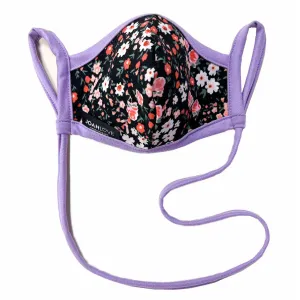 Black Floral w/ Pocket Infinity | Lavender