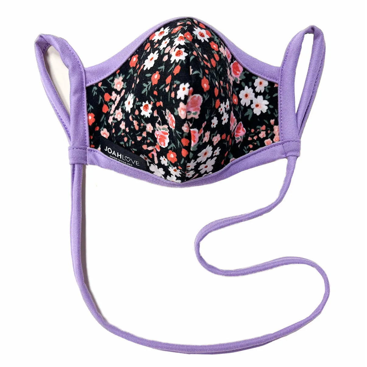 Black Floral w/ Pocket Infinity | Lavender