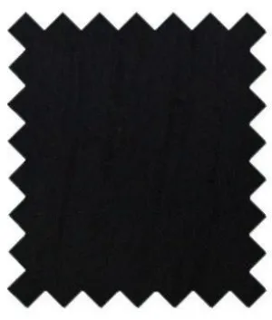 Black Shantung Wedding Swatch