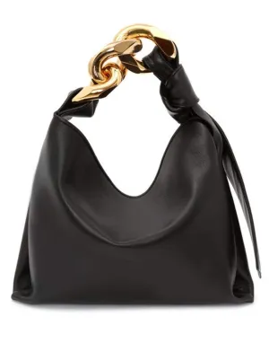 Black Small Chain Hobo Bag