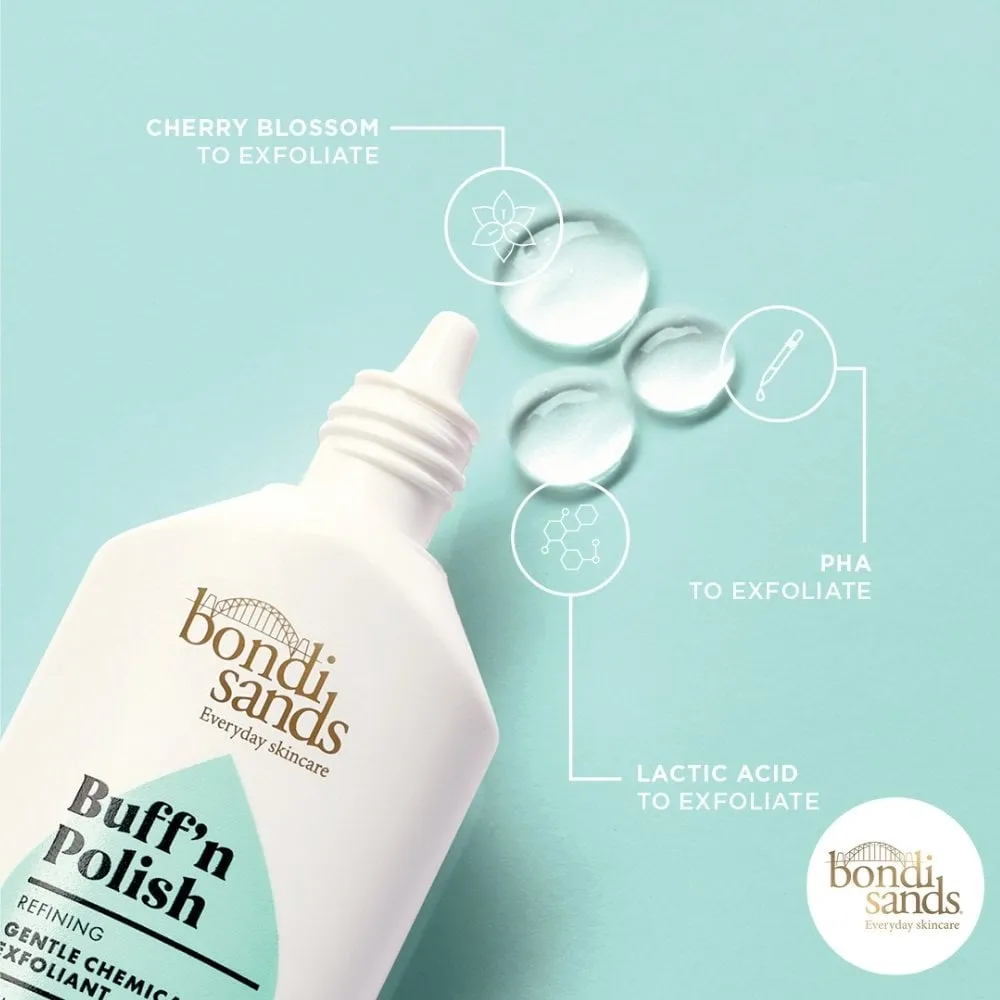 Bondi Sands Buff N Polish Refining Gentle AHA   PHA Chemical Exfoliant 30ml