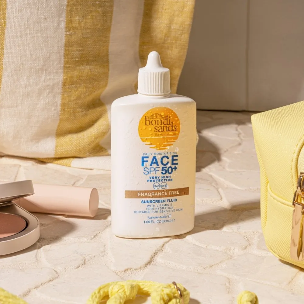 Bondi Sands Fragrance Free Face Fluid SPF50  50ml