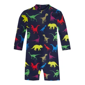 BOY'S BODYSUIT LONG SLEEVE DINOSAUR
