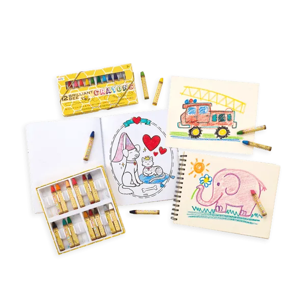 Brilliant Bee Crayons - Set of 12