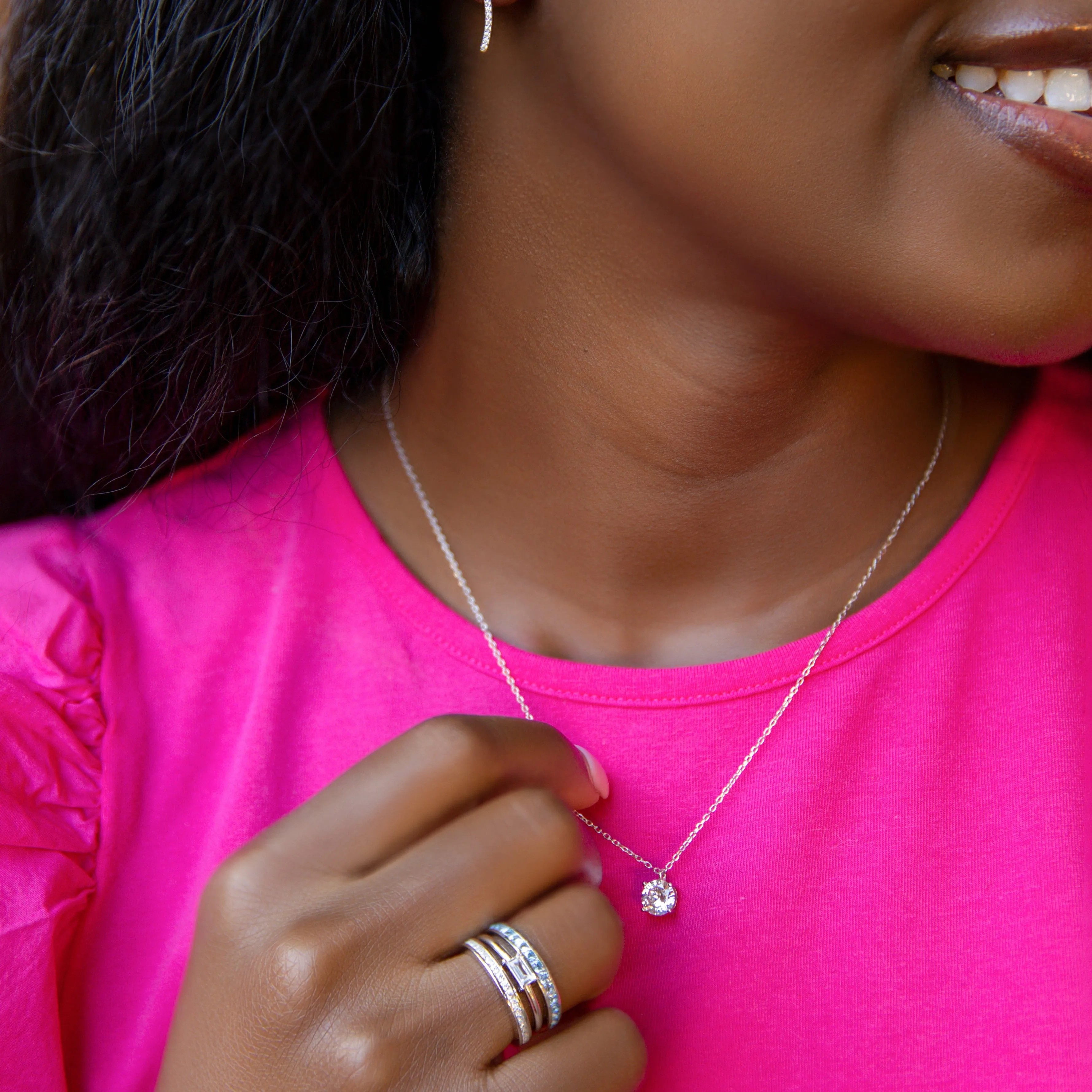 Brilliant Round Necklace