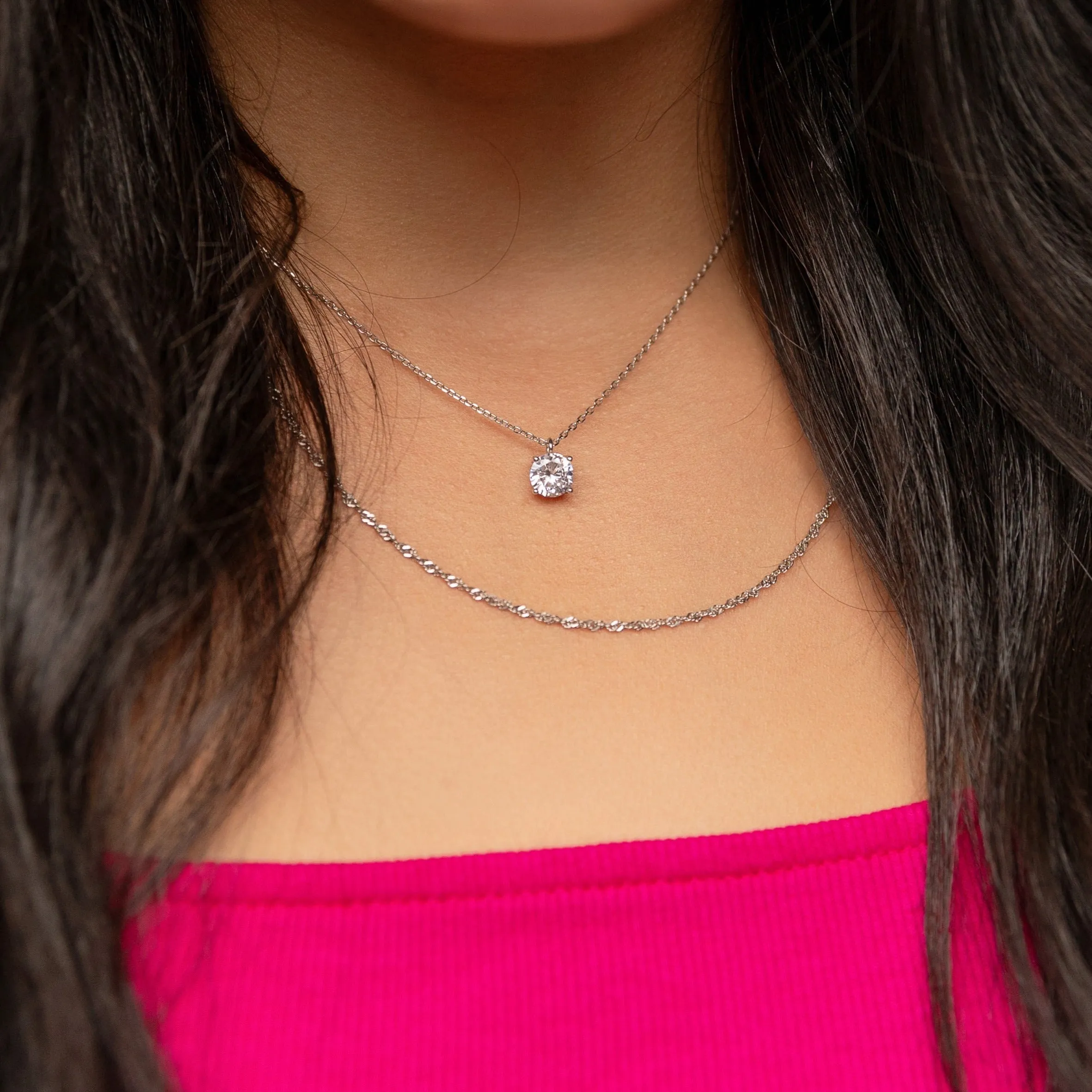 Brilliant Round Necklace